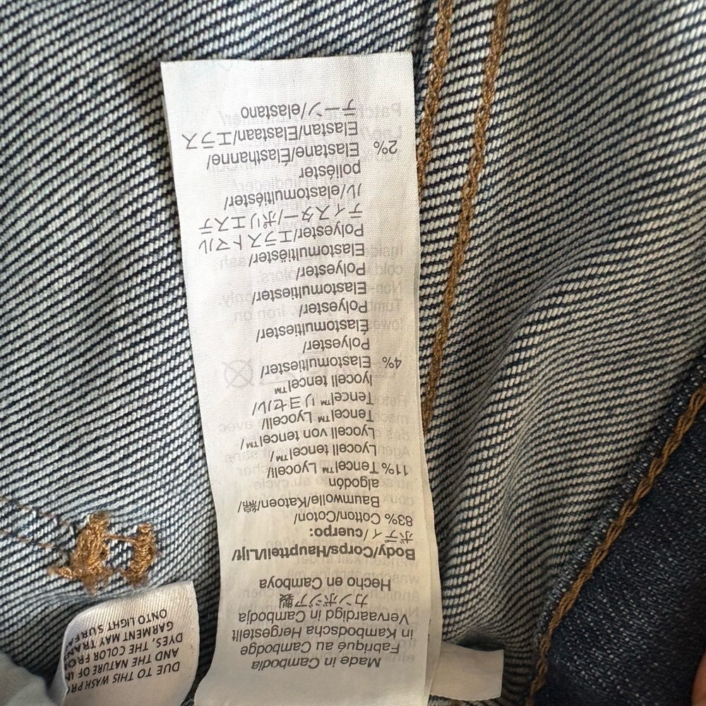Skinny Blue Jeans by Madewell high rise - Picture 3 of 6